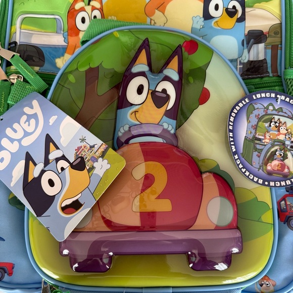 Bluey Backpack,  Lunch Bag Set - Picture 8 of 10